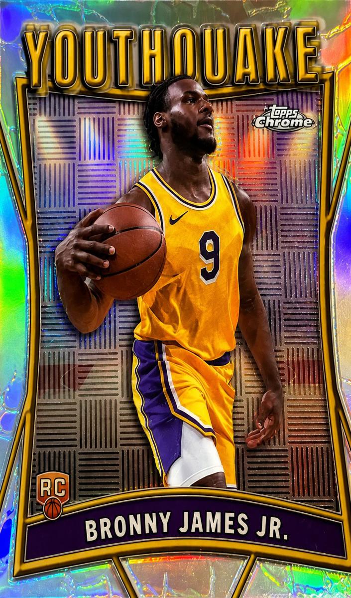 2024 Topps Chrome Basketball Refractor Bronny James Jr. #YQ-14