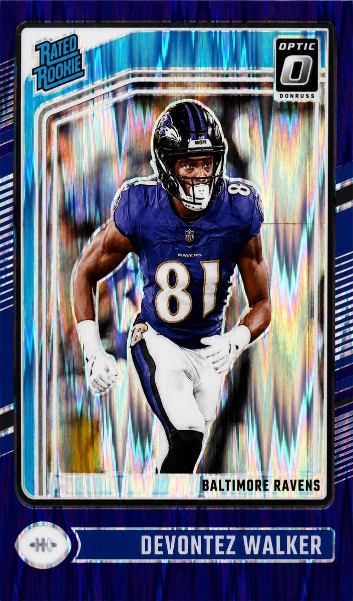 2024 Donruss Optic Football Purple Shock Devontez Walker #228