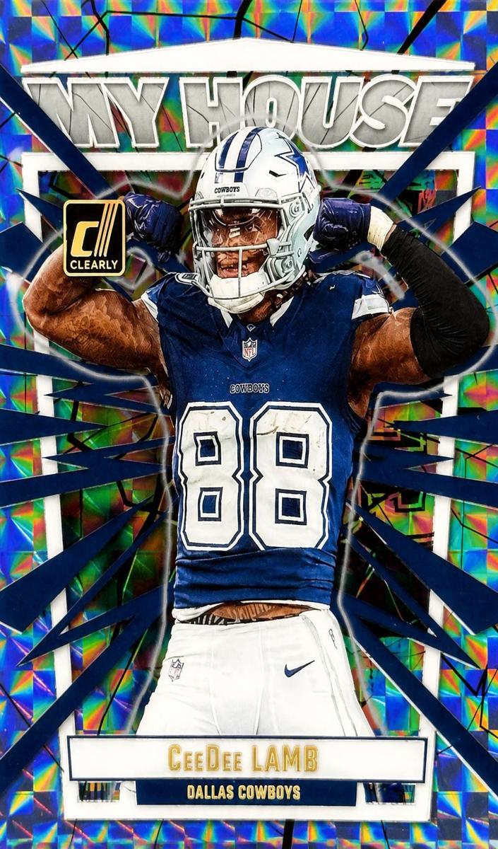 2023 Panini Clearly Donruss Football Holo Mosaic CeeDee Lamb #4