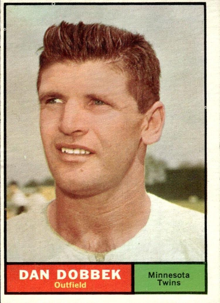 1961 Topps Baseball Dan Dobbek #108
