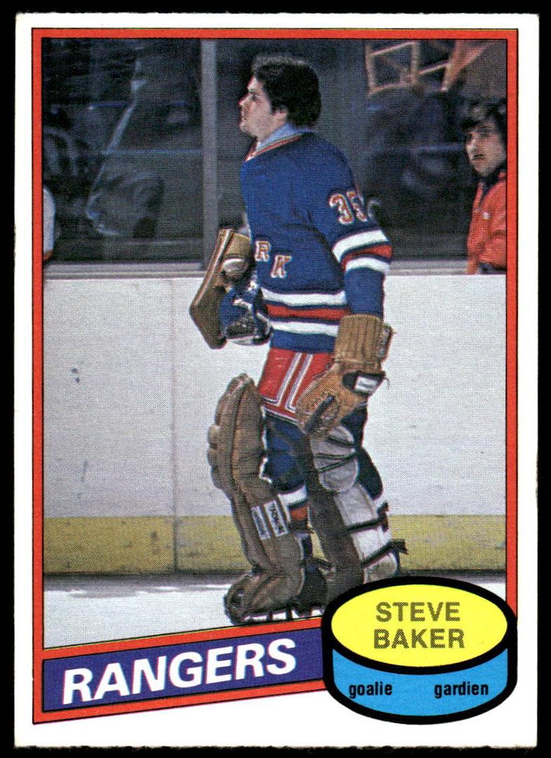 1980 O-Pee-Chee Hockey Steve Baker #346 PSA 9