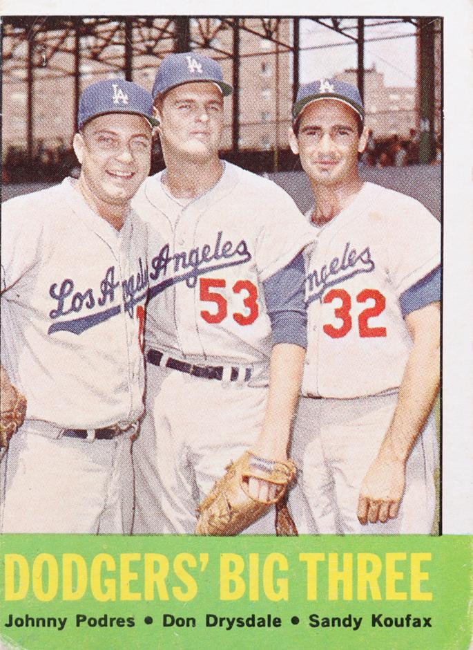 1963 Topps Baseball Sandy Koufax #412 PSA 5.5