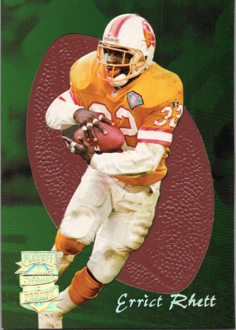 1995 Playoff Absolute Football Errict Rhett #6 PSA 6.5