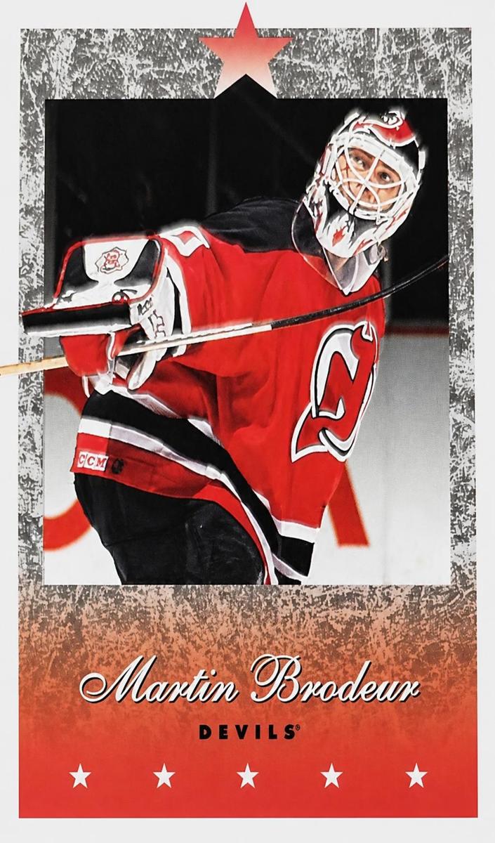 1995 Donruss Elite Hockey Martin Brodeur #43 PSA 9