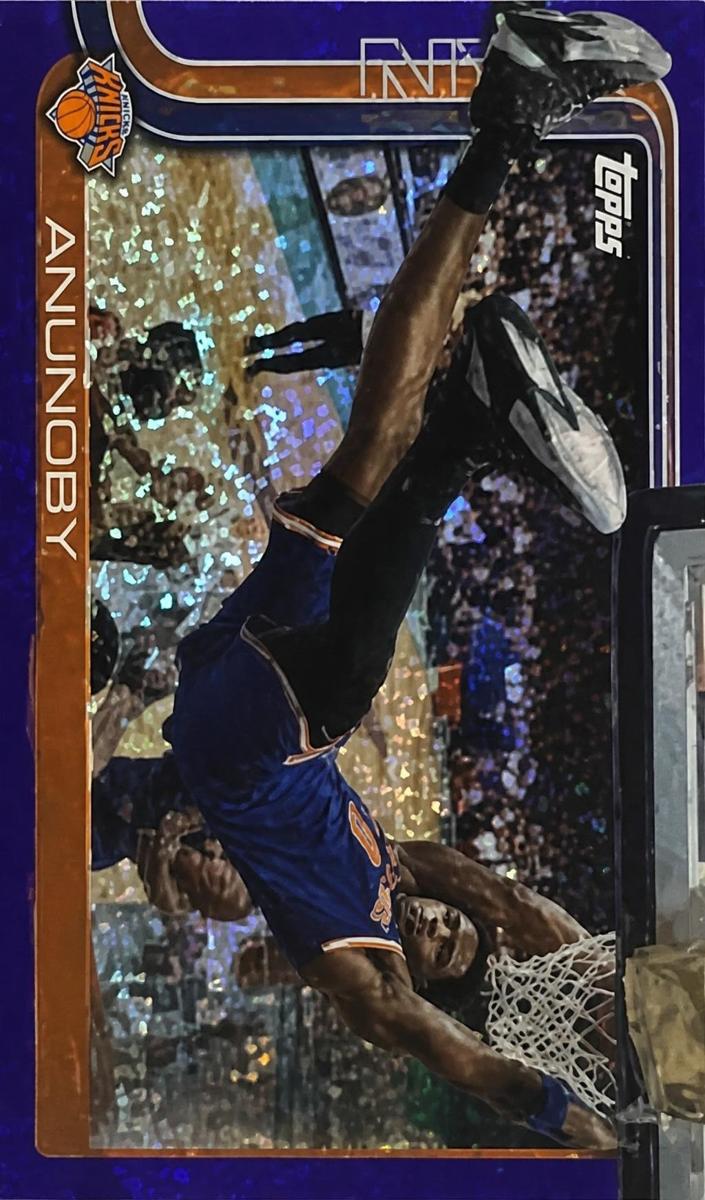 2025 Topps Basketball Purple Rainbow OG Anunoby #15