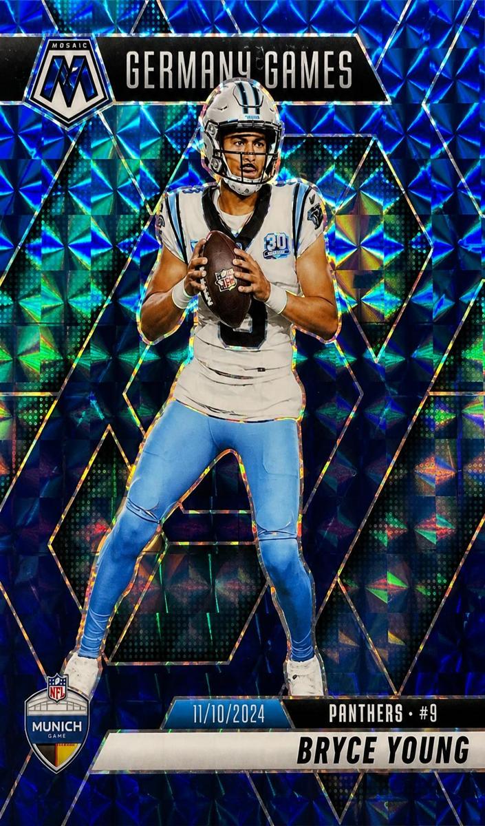 2025 Panini Mosaic Football Blue Bryce Young #269