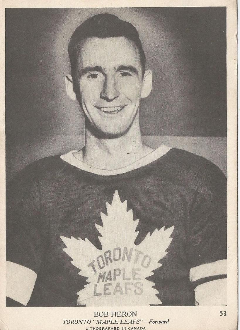 1939 O-Pee-Chee V301-1 Hockey Bob Heron #53 PSA 3
