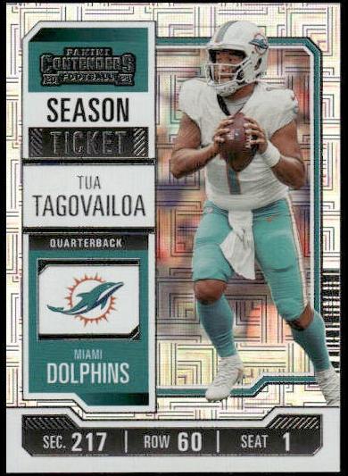 2023 Panini Contenders Football Tua Tagovailoa #64 PSA 9