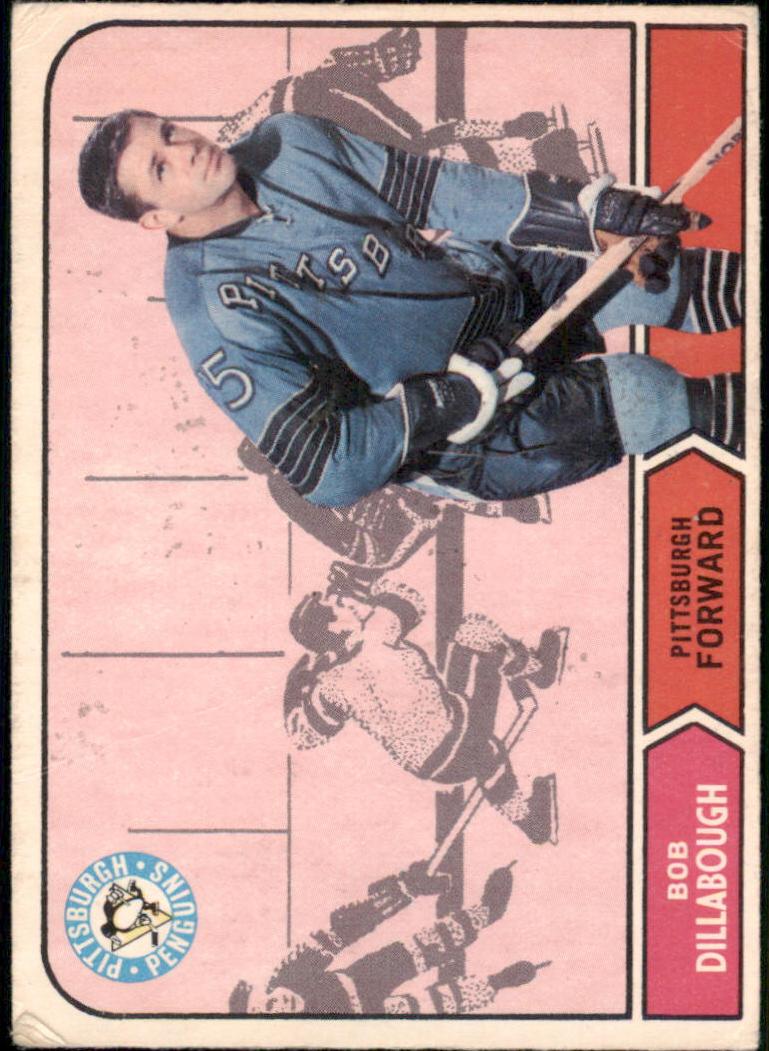 1968 O-Pee-Chee Hockey Bob Dillabough #191