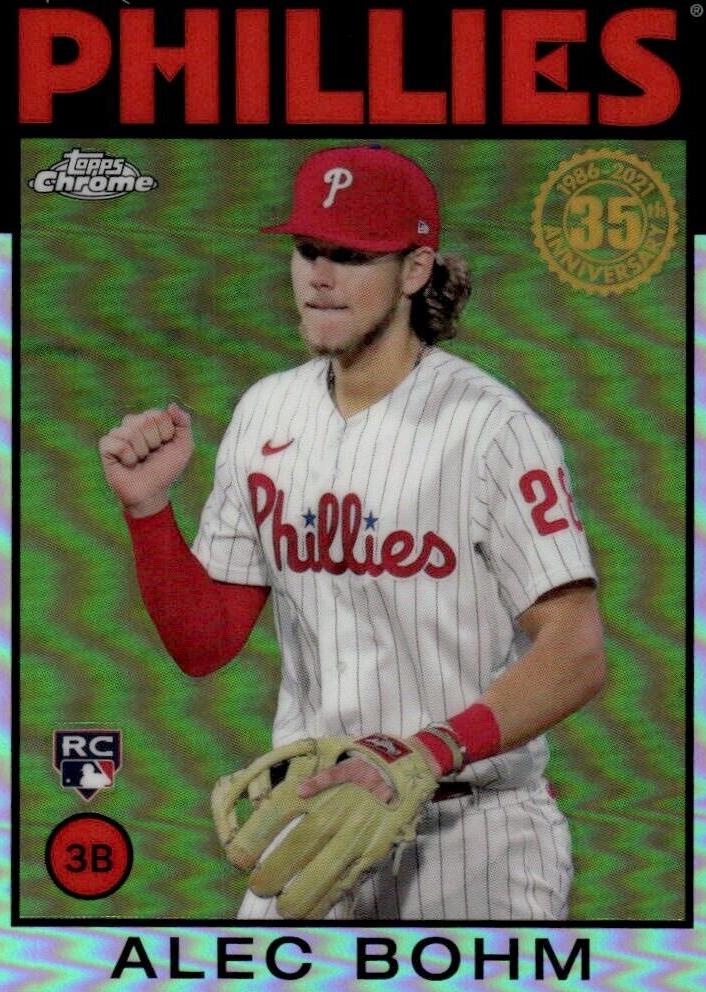 2021 Topps Chrome Baseball Alec Bohm #86BC-14 SGC 9.5