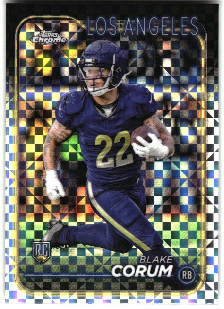 2024 Topps Chrome Football X-Fractor Blake Corum #219