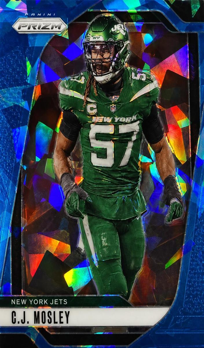 2024 Panini Prizm Football Blue Ice C.J. Mosley #227