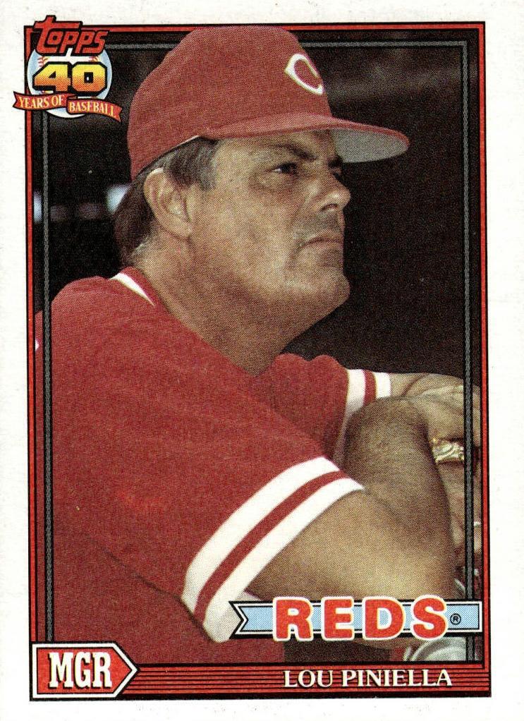 1991 Topps Baseball Lou Piniella #669 PSA 10