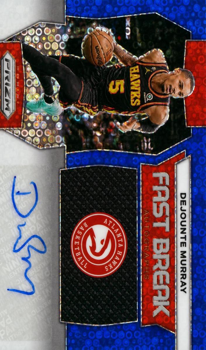 2023 Panini Prizm Basketball Blue Dejounte Murray #FB-DEJ
