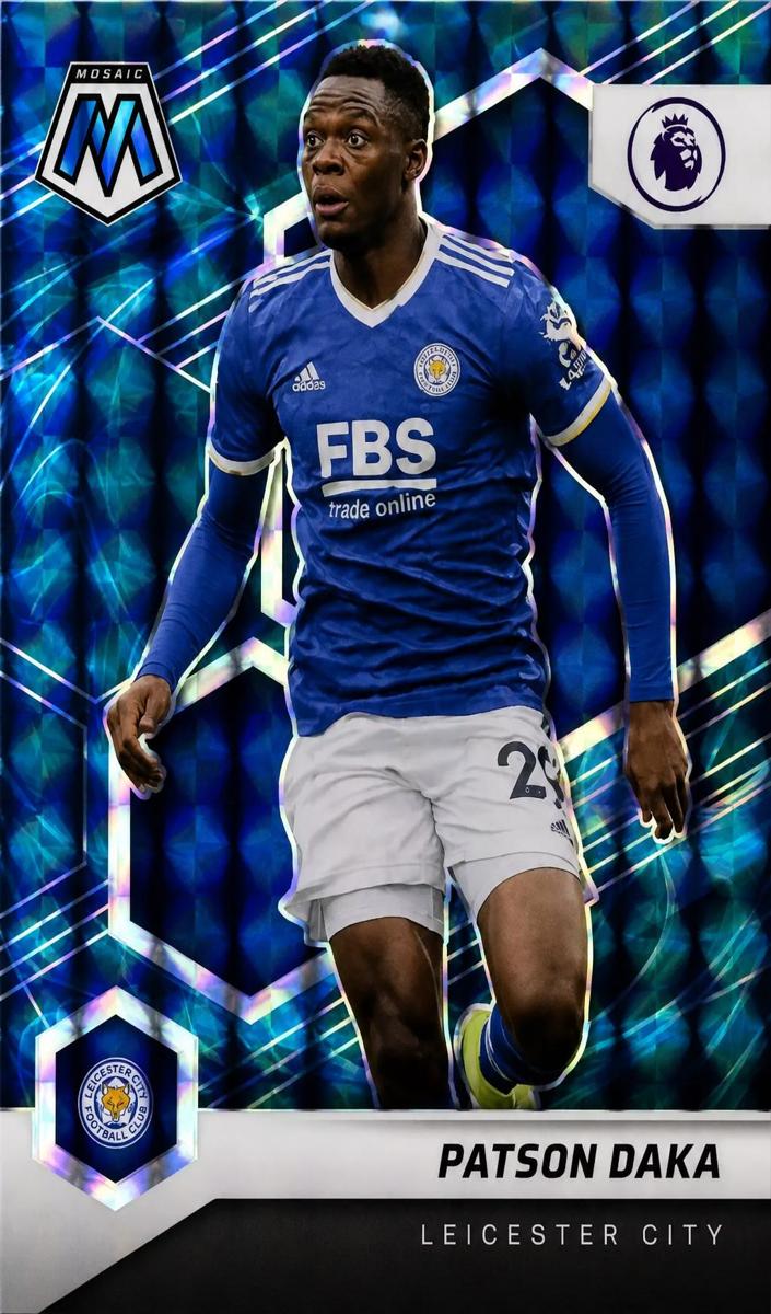2021 Panini Mosaic Premier League Soccer Genesis Patson Daka #27