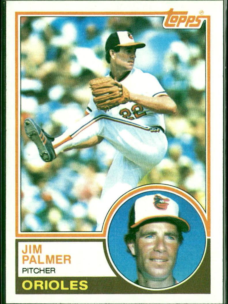 1983 Topps Baseball Jim Palmer #490