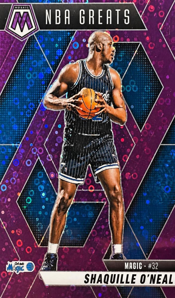 2024 Panini Mosaic Basketball Fast Break Purple Shaquille O'Neal #297