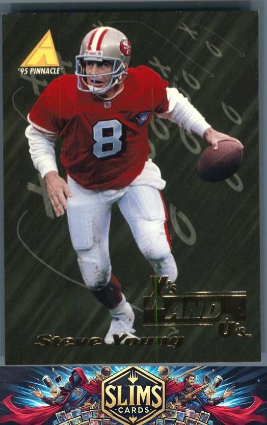 1995 Pinnacle Club Collection Football Steve Young #7