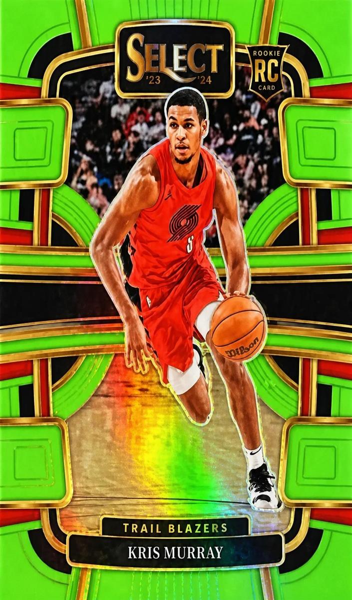 2023 Panini Select Basketball Neon Green Kris Murray #91