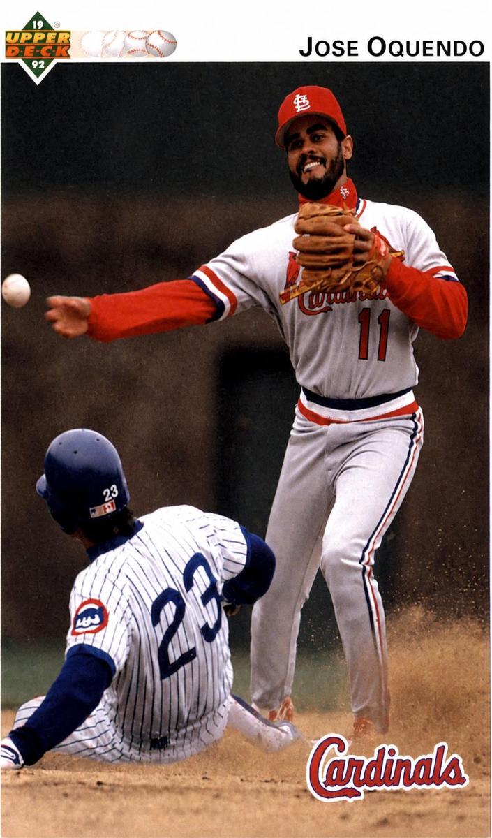 1992 Upper Deck Baseball Jose Oquendo #283