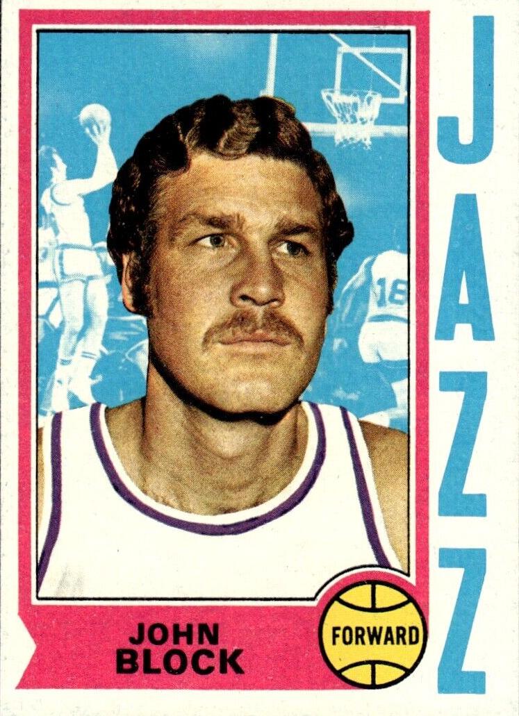 1974 Topps Basketball John Block #168 PSA 9