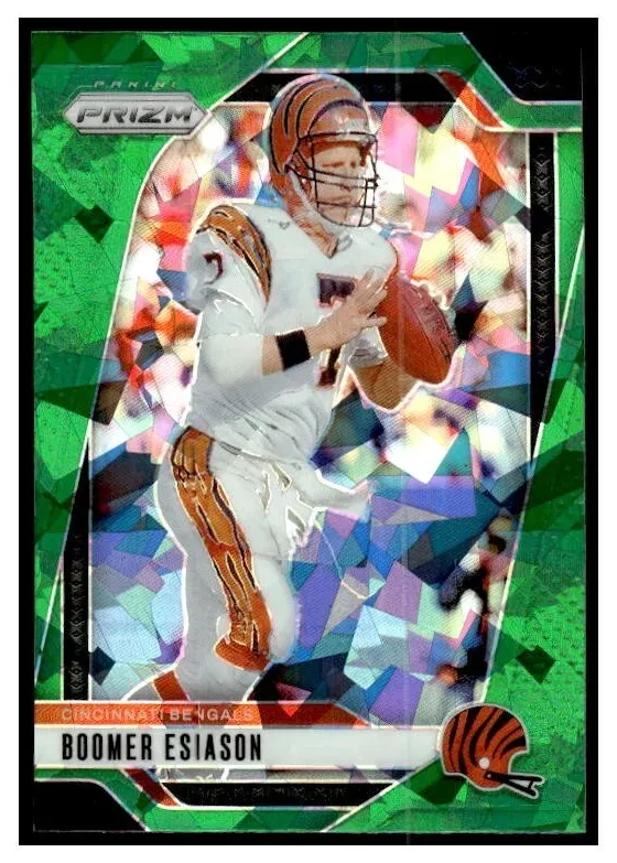 2024 Panini Prizm Football Green Ice Boomer Esiason #61