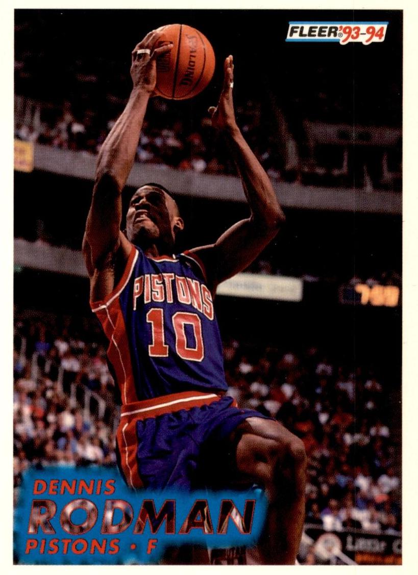 1993 Fleer Basketball Dennis Rodman #64 PSA 9