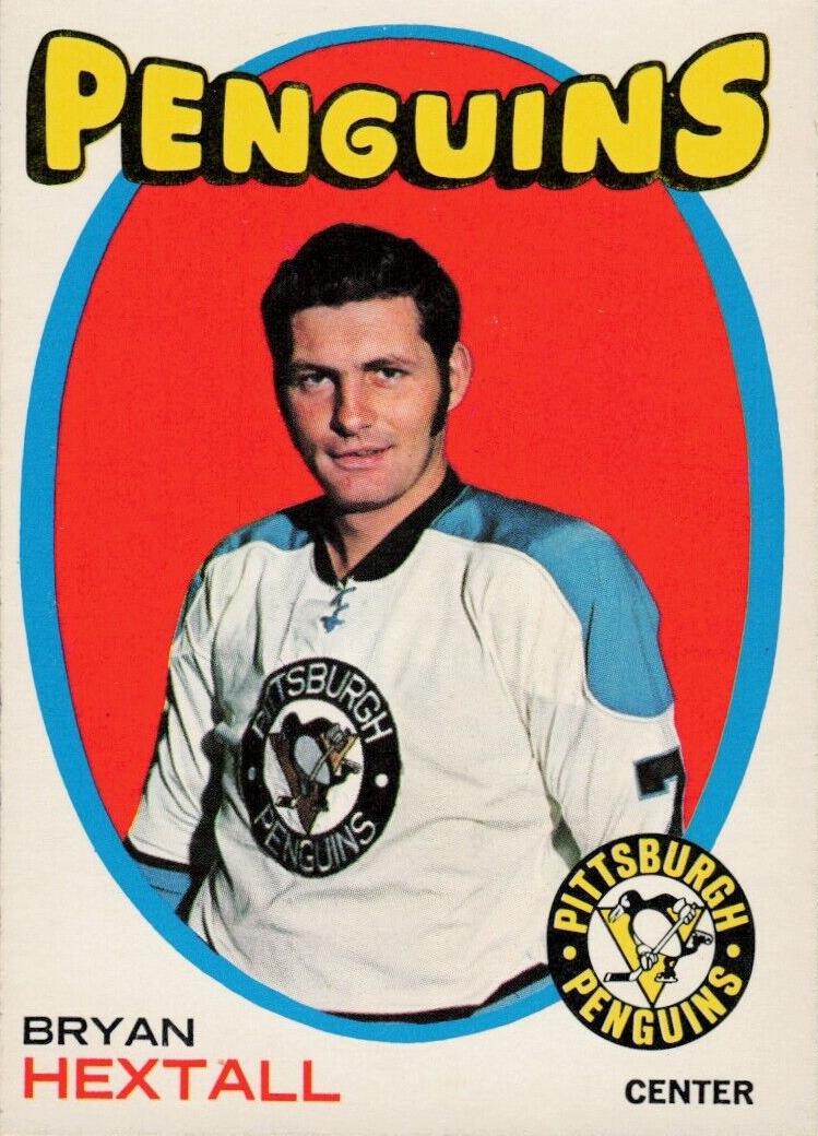 1971 O-Pee-Chee Hockey Bryan Hextall #16 PSA 8