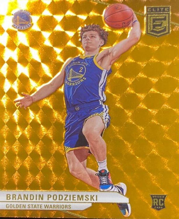 2023 Donruss Elite Basketball Orange Brandin Podziemski #208