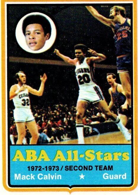 1973 Topps Basketball Mack Calvin #230 PSA 9