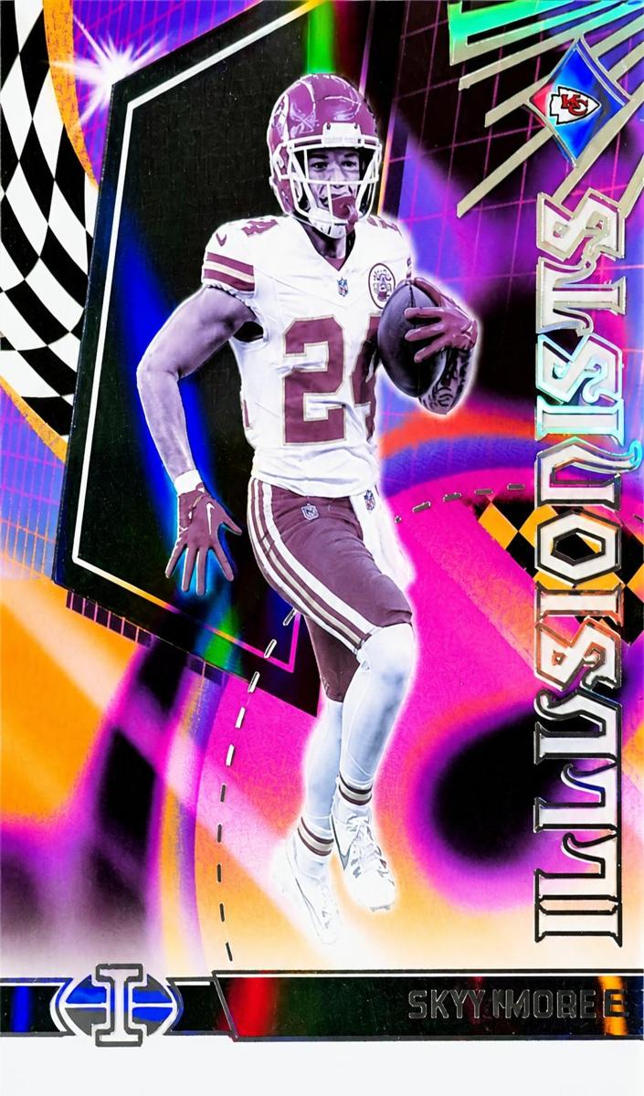 2023 Panini Illusions Football Rainbow Skyy Moore #9