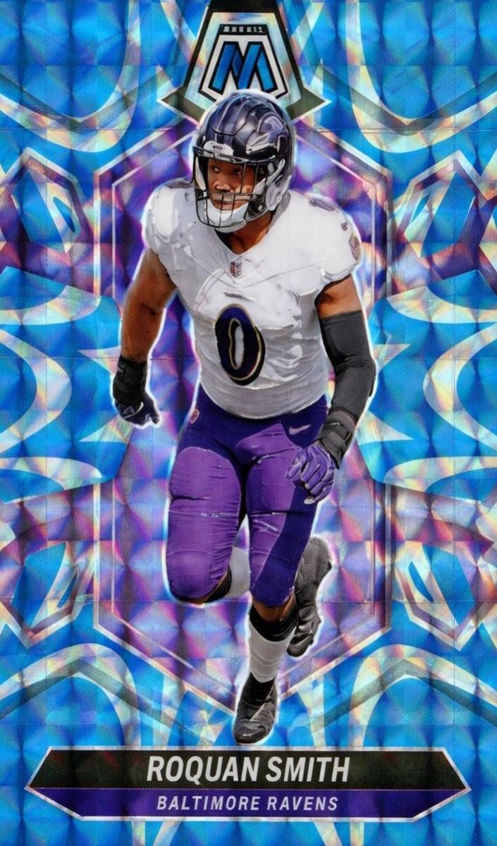 2024 Panini Mosaic Football Reactive Blue Roquan Smith #19