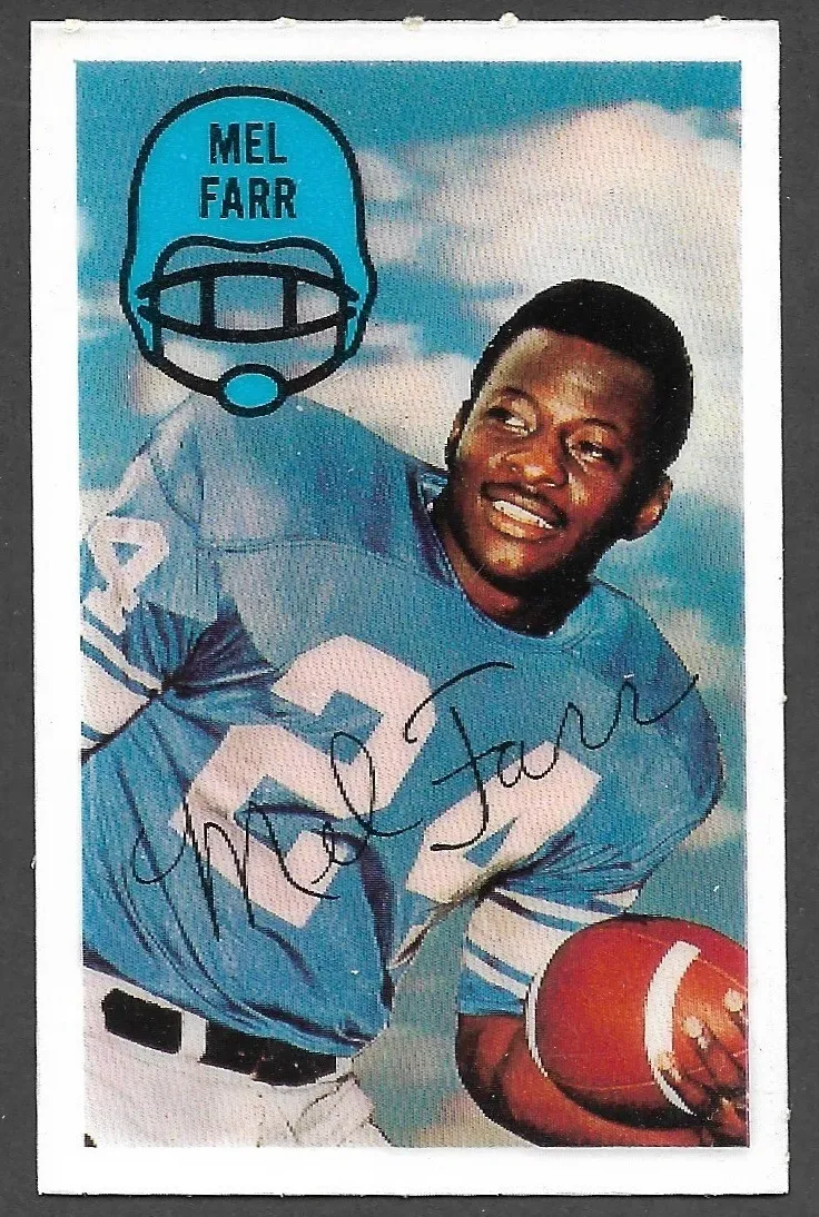 1970 Kellogg's Football Mel Farr #22