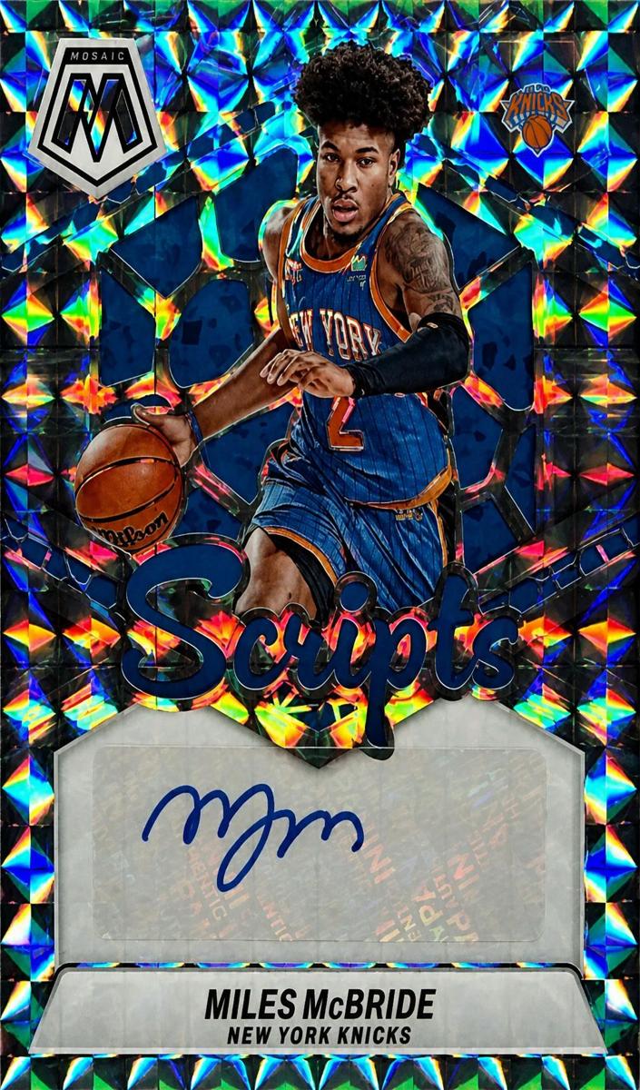 2023 Panini Mosaic Basketball Miles McBride #MS-MCB
