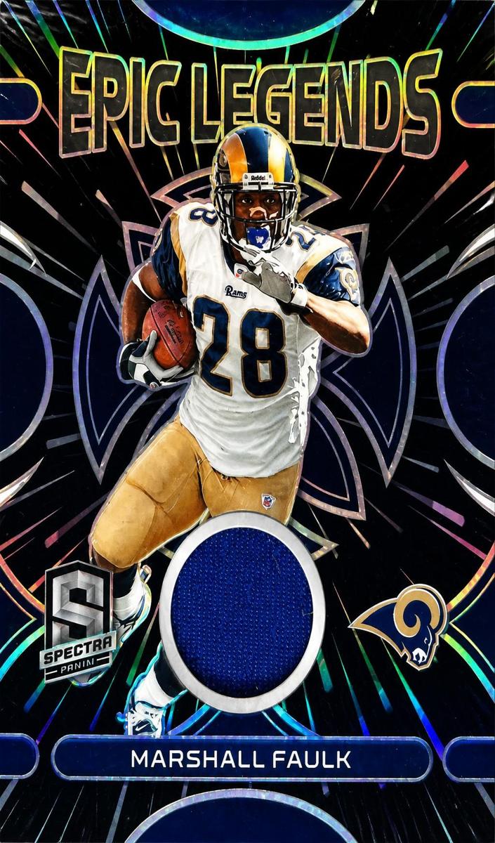 2023 Panini Spectra Football Hyper Marshall Faulk #ELM-MFA