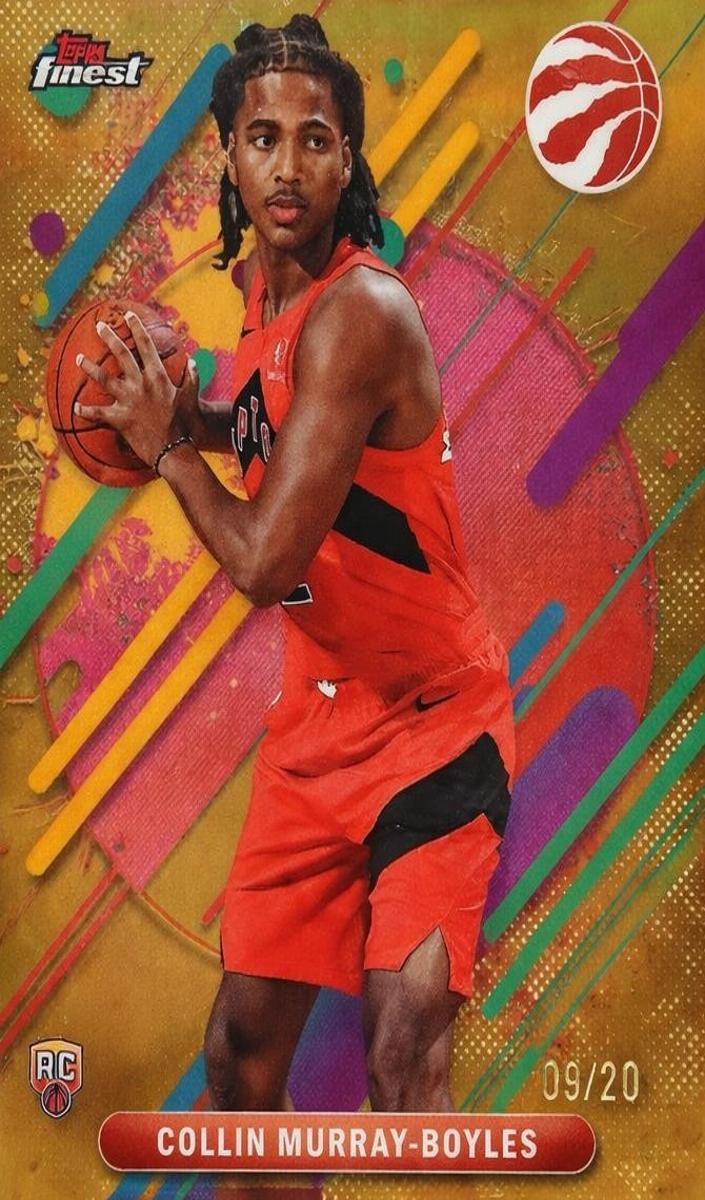 2025 Topps Finest Basketball Gold Refractor Collin Murray-Boyles #209