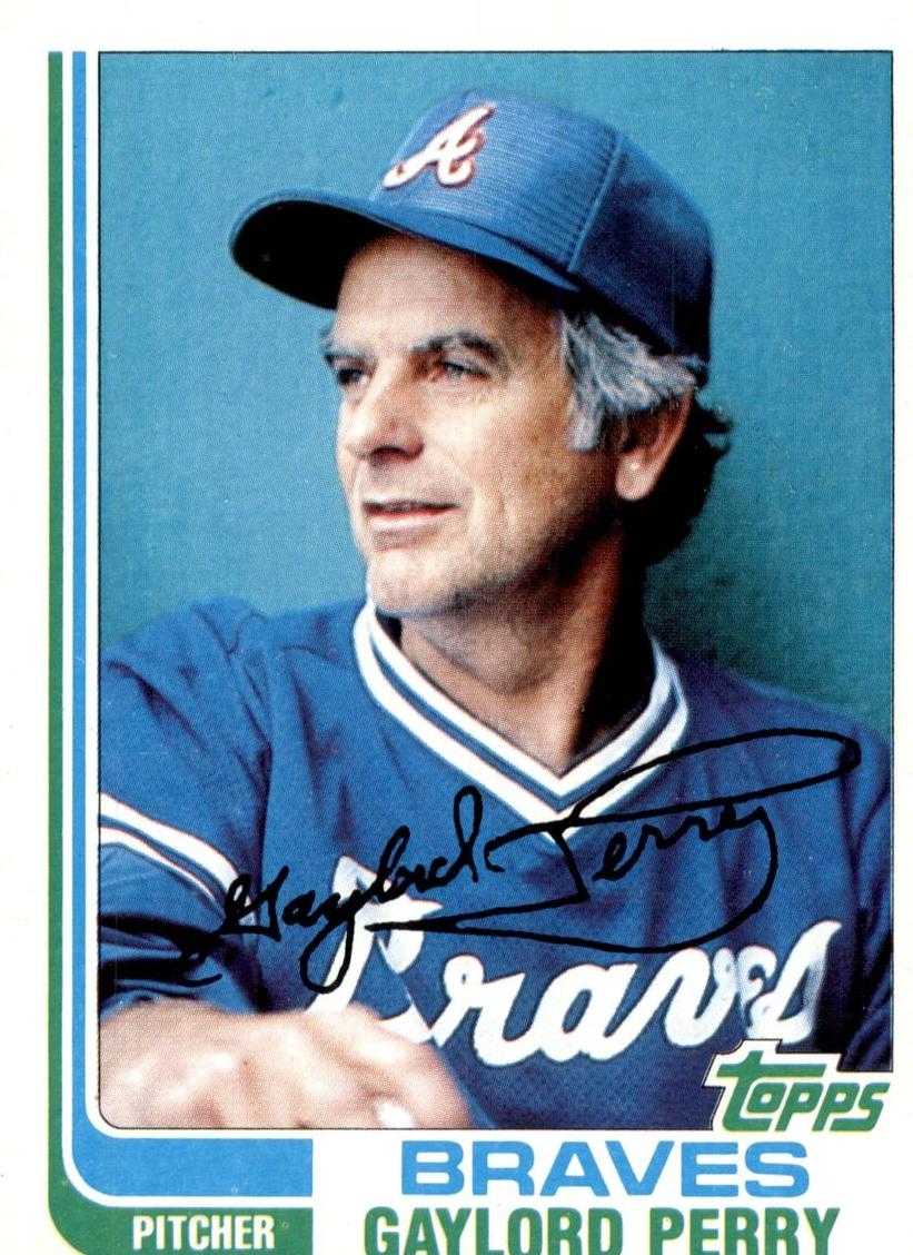 1982 Topps Baseball Gaylord Perry #115