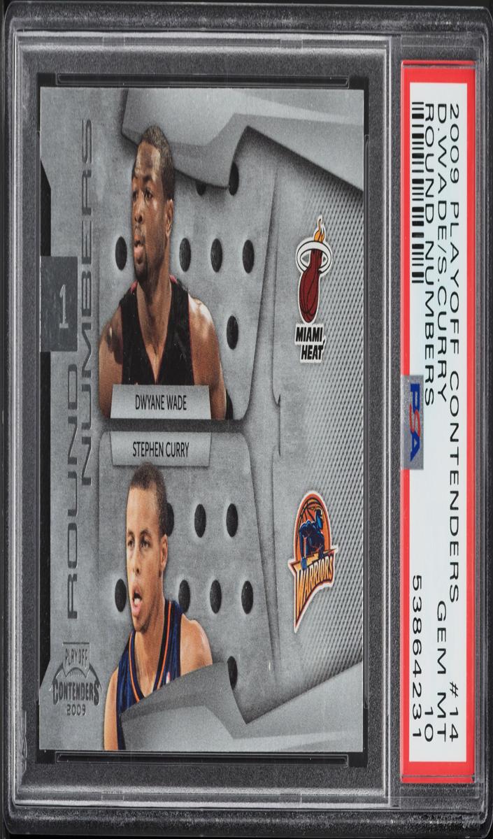 2009 Playoff Contenders Basketball Stephen Curry #14 PSA 10