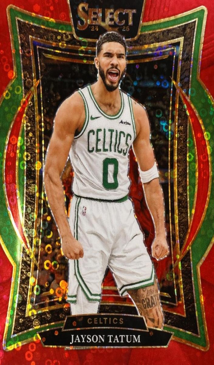 2024 Panini Select Basketball Red Disco Jayson Tatum #2