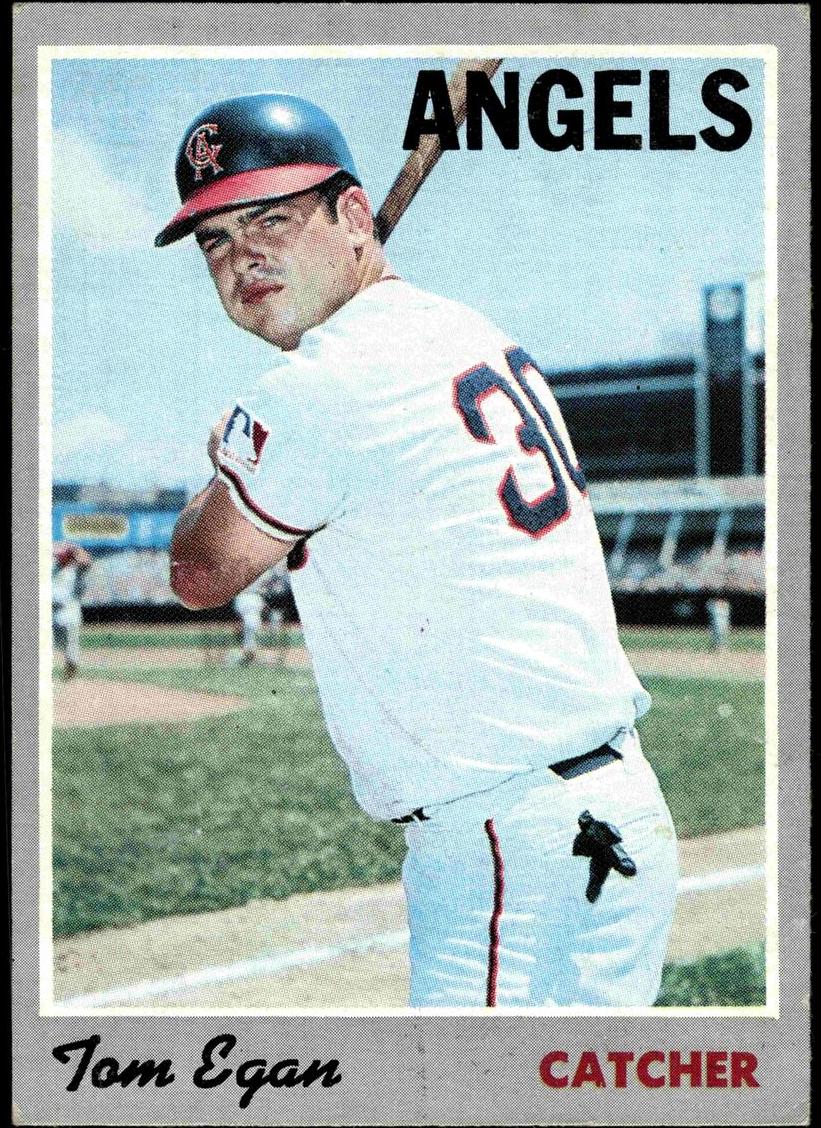 1970 Topps Baseball Tom Egan #4 PSA 8
