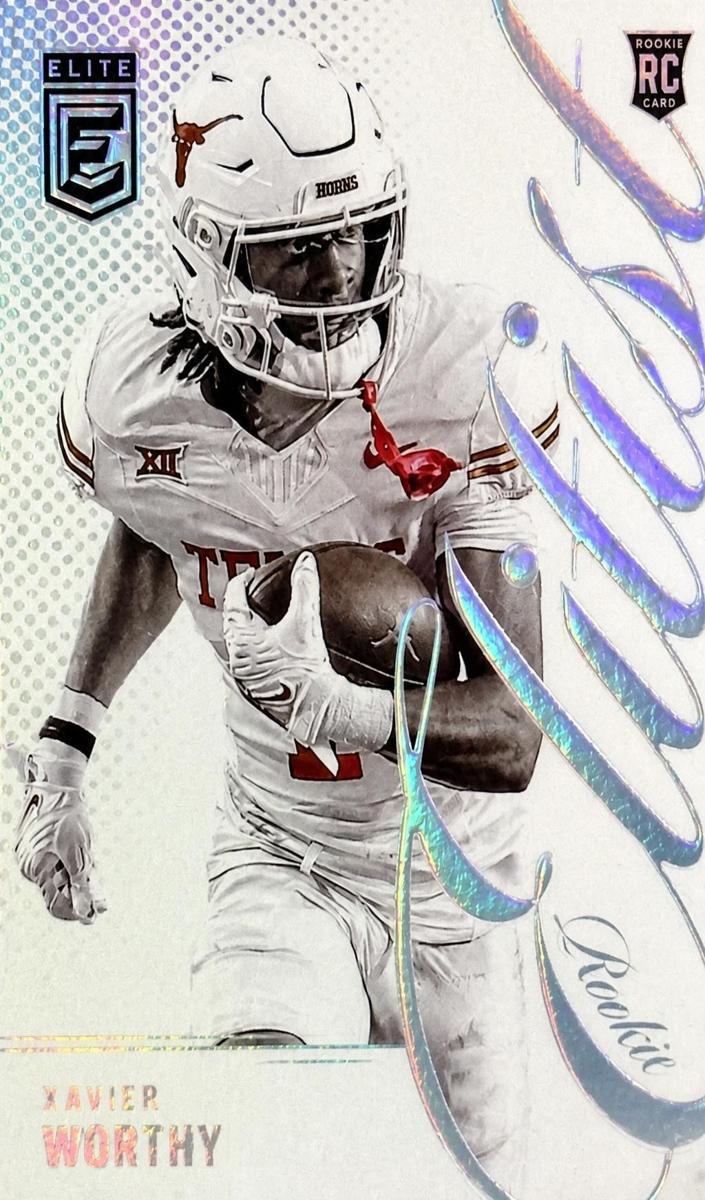 2024 Donruss Elite Football Xavier Worthy #14 PSA 10