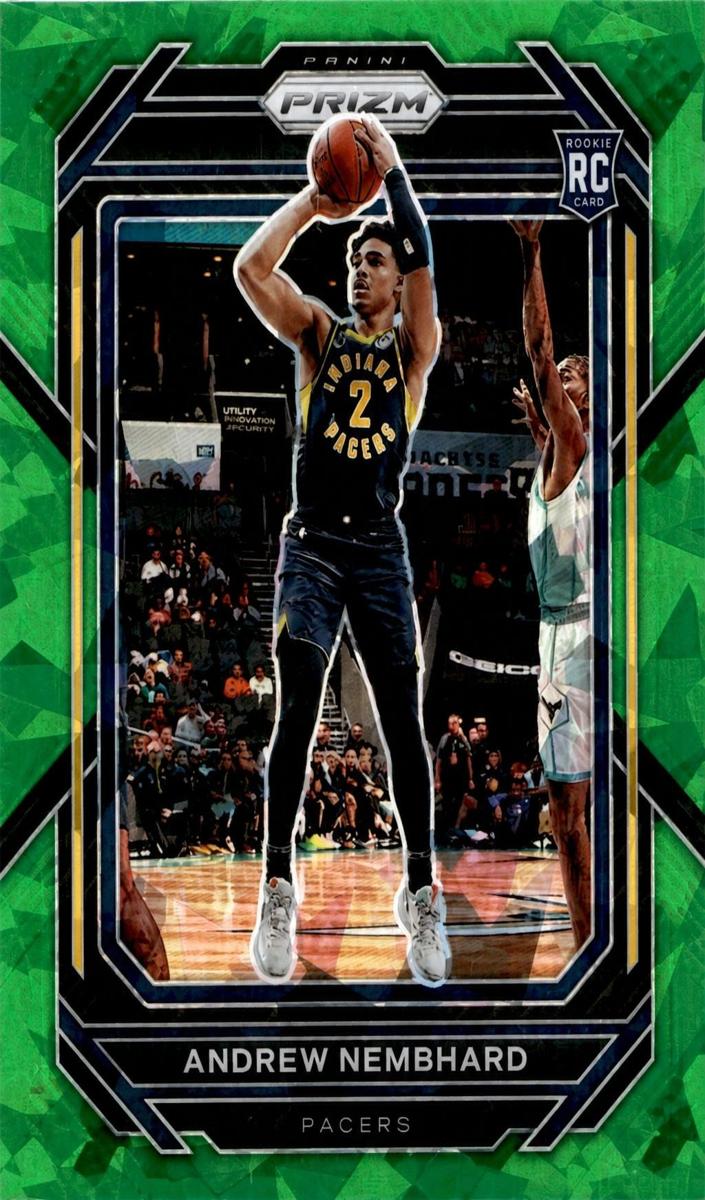2022 Panini Prizm Basketball Green Ice Andrew Nembhard #227