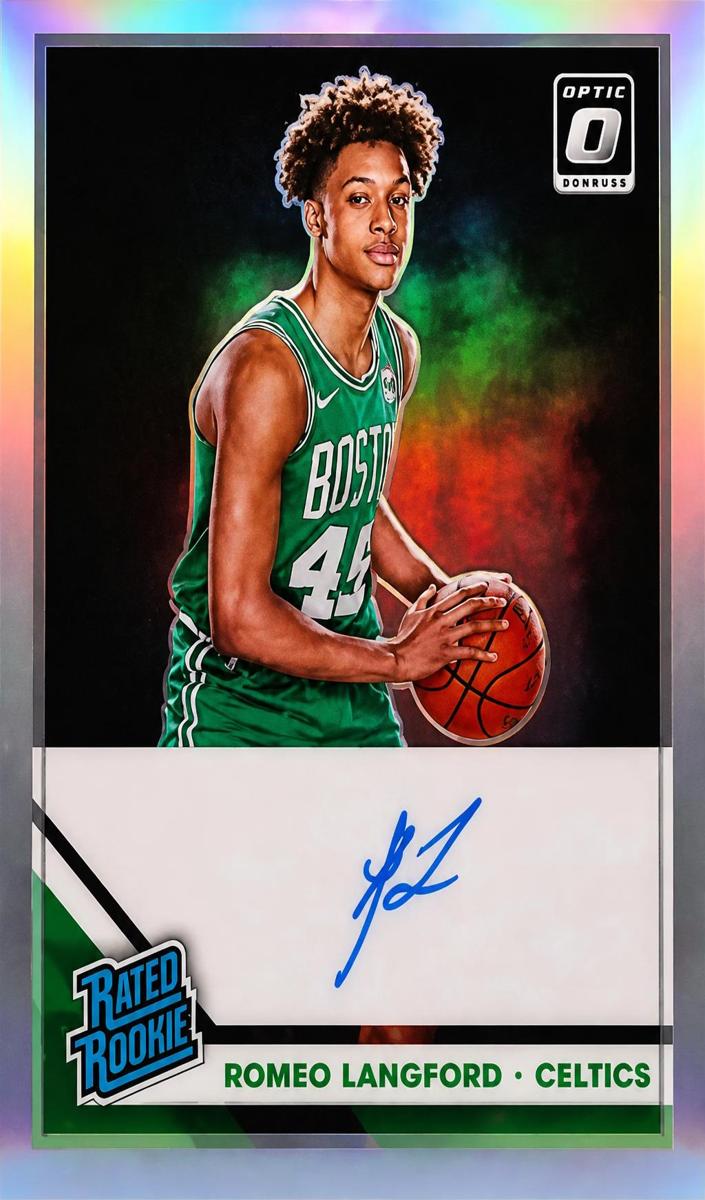 2019 Donruss Optic Basketball Holo Romeo Langford #182 PSA 9
