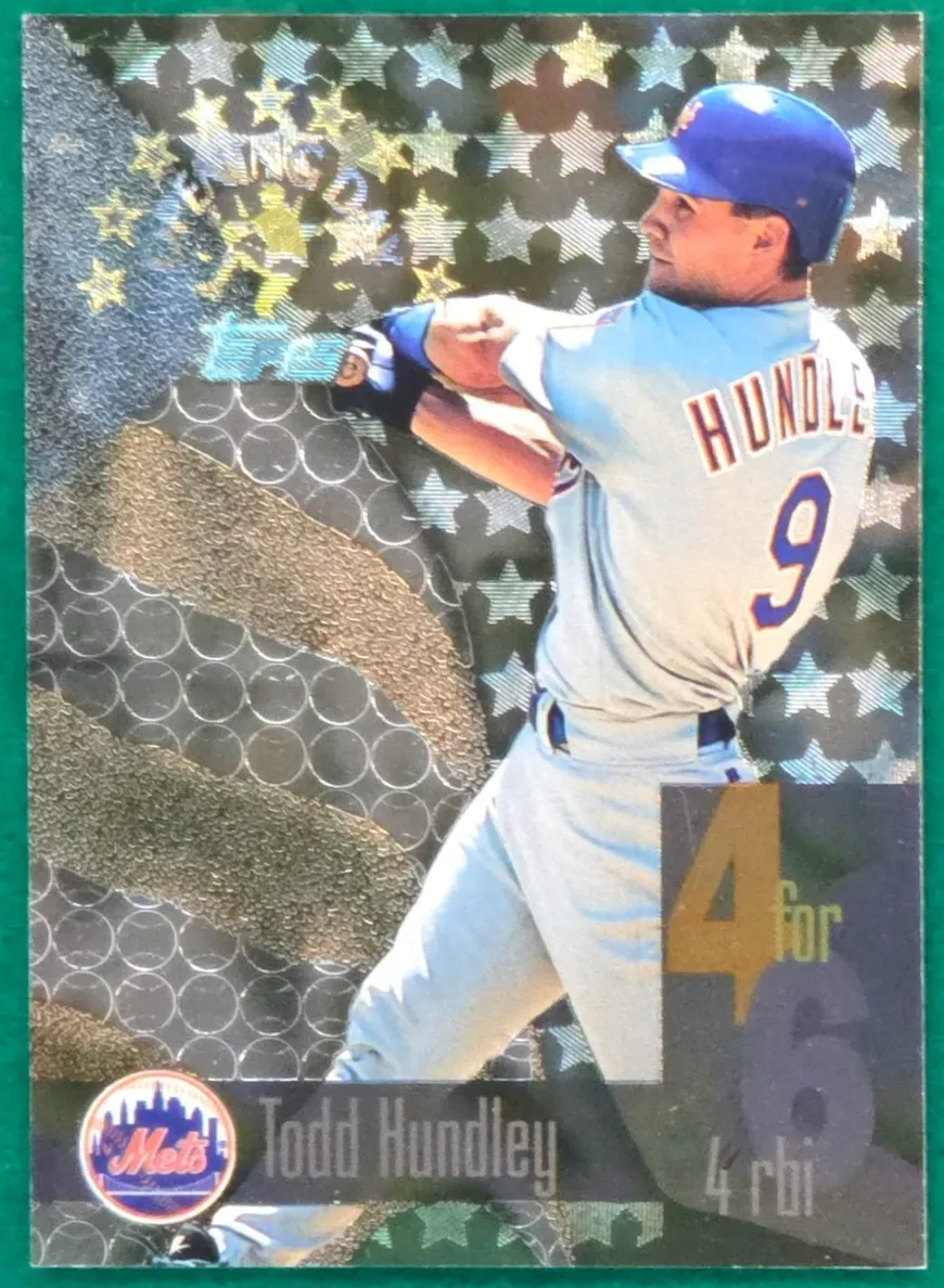 1995 Topps Baseball Todd Hundley #4
