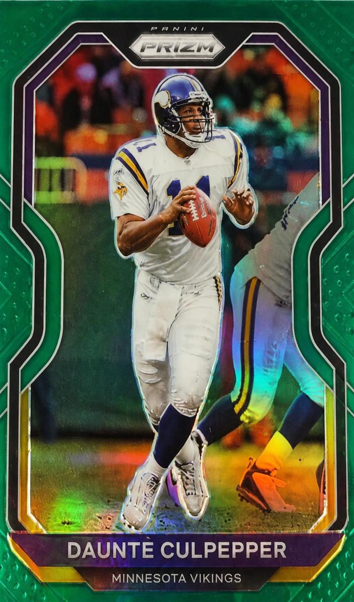 2020 Panini Prizm Football Green Prizm Daunte Culpepper #224