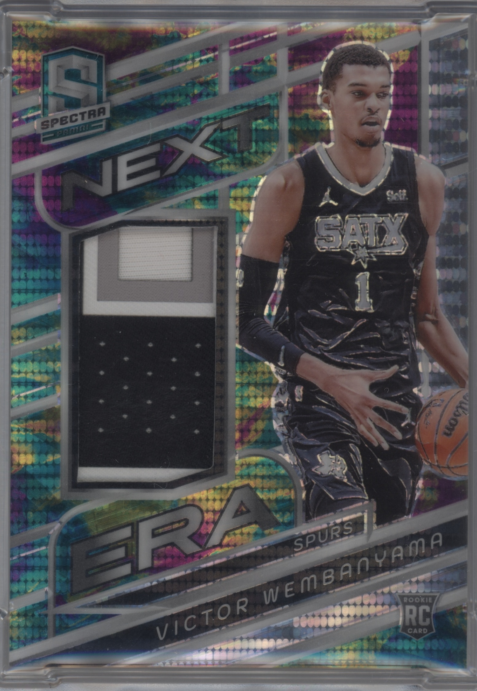 2023 Panini Spectra Basketball Celestial Victor Wembanyama #NEX-VIC PSA 8