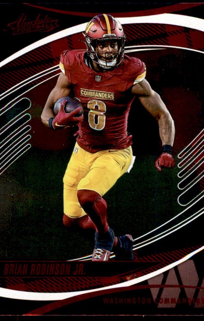 2025 Panini Absolute Football Red and Green Brian Robinson Jr. #23