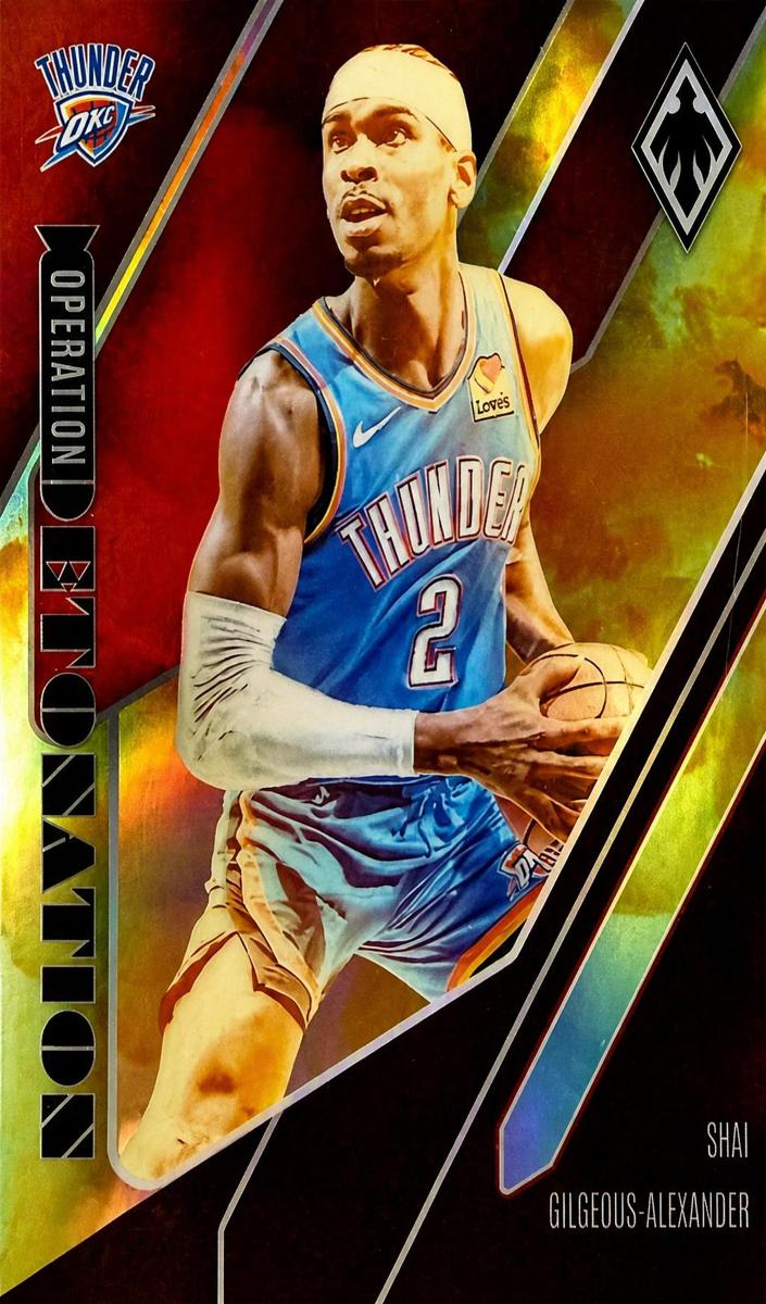 2023 Panini Phoenix Basketball Red Shai Gilgeous-Alexander #3