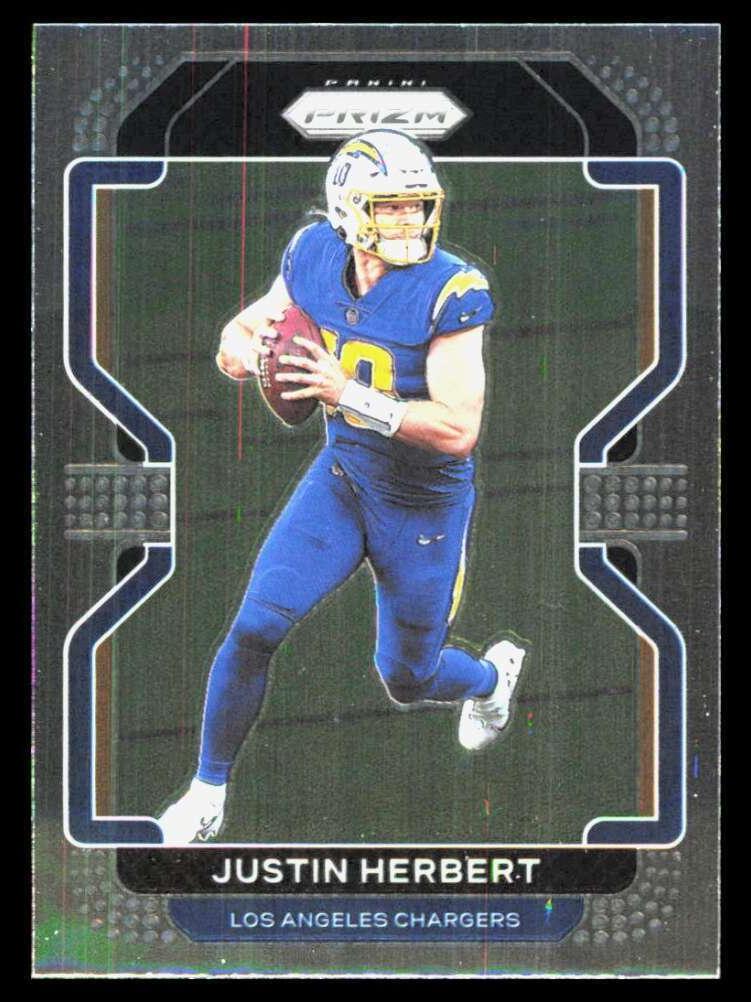 2021 Panini Prizm Football Justin Herbert #169 PSA 9