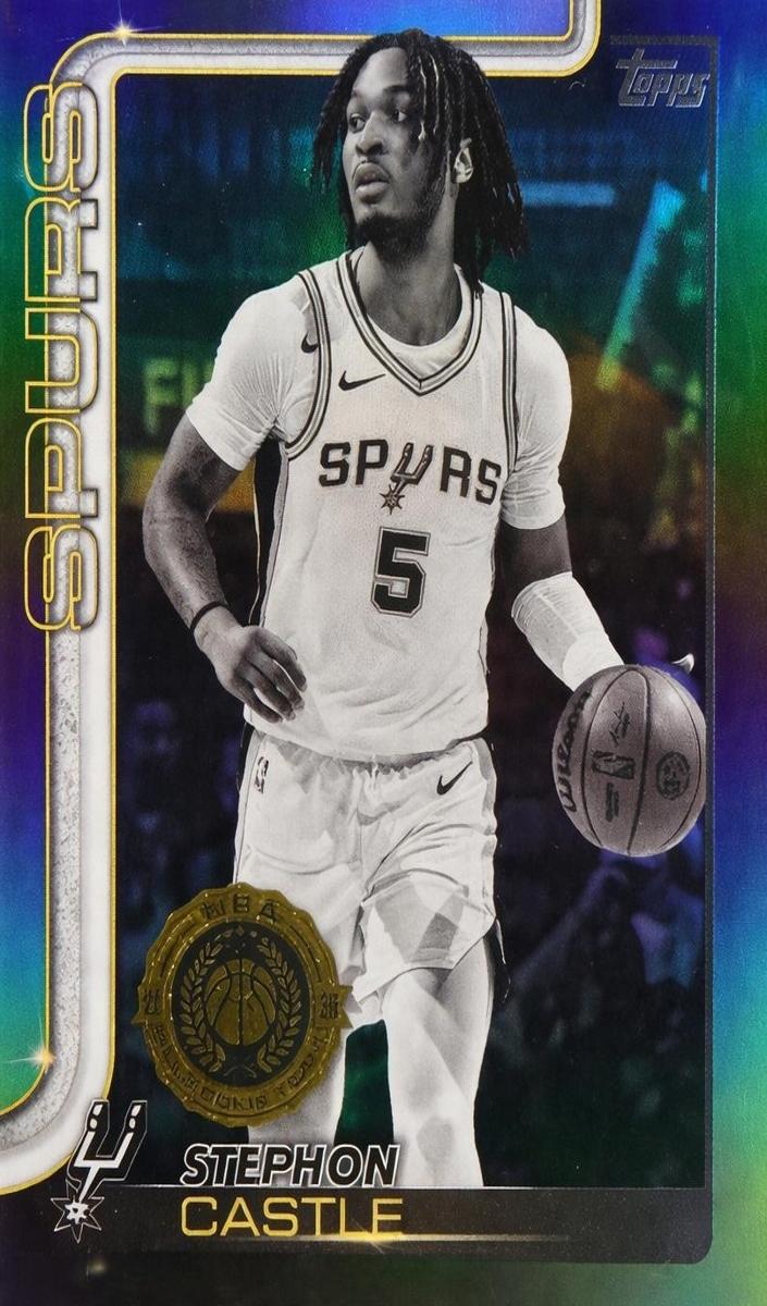 2025 Topps Basketball Blackout Stephon Castle #197